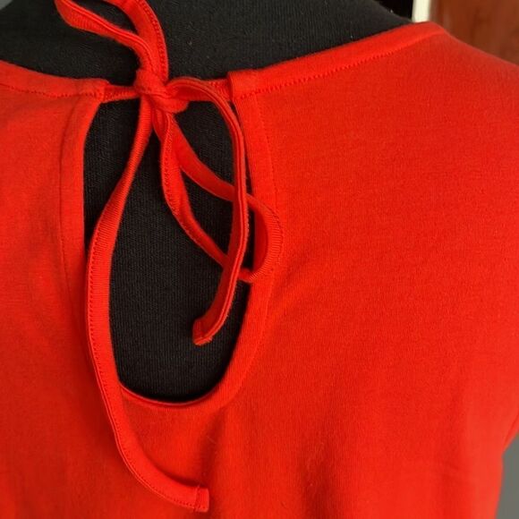 Nic + Zoe poppy stretch knit embroidered medallion shirt midi dress. Small. - Picture 8 of 8